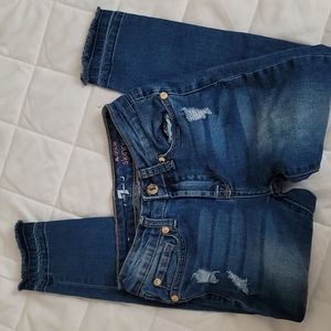 7 For All Mankind Girl's The Ankle Skinny Size 8